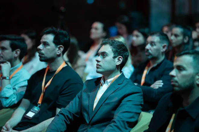 Tiago at a hospitality event